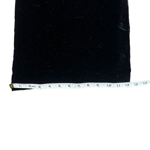 Ann Taylor Loft Velvet Wide-Leg Laura Pants Black Size 6 - Picture 10 of 11